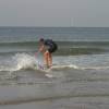 Myrthe skimming some nice waves @ Haamstede 09.11.03