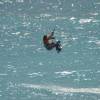 Brian Talma flying his kiteboard @ de Actionman 2004 01.02.04