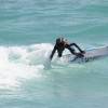 Local surfing a windsurfboard @ Silver Rock Barbados 06.02.05