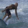 Arjen surfing his 9'1McTavish @ Southpoint Barbados
