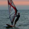 Arjen windsurfing the Starboard SUP 12.2 @da Brouwersdam