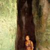 Adelimar at the entrance of the Batmen cave @ Barbados