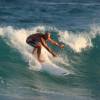 Arjen surfing the Meyerhoffer 9'2 @ Surfers Point Barbados