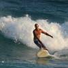 Arjen in action with the Meyerhoffer 9'2 @ Surfers Point Barbados