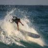 Zed Layson surfing the Meyerhoffer 9'2 @ Surfers Point Barbados