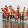 Worlds longest windsurfboard @ da Surffestival Brouwersdam 14.06.03