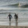 Arjen & Marcus getting in da water @ Renesse Northshore 20.06.03