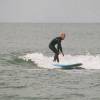 Arjen surfing his Fanatic 9'6 longboard @ da Surf & Kite Event Brouwersdam 2002