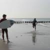 Martin and his Eden Proskimboard @ Haamstede 09.11.03