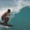 Bodyboarder into da barrel@Sandy Lane 21.01.04