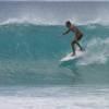 Paolo Perucci surfing a nice one @ Maycox Barbados 28.01.04