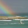 Helihenky windsurfing under the rainbow@Ocean Spray 28.01.04
