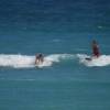 Kiter & surfer riding the same wave@Ocean Spray 26.01.04