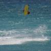 Kevin Talma flying his kiteboard@Ocean Spray  26.01.04
