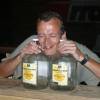 Edwin, too much rum is dangerouz @ de Ocean Spray rumpunch party 29.01.04
