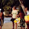 Da Bajan Surf Dudes on da beach of Barbados 2002
