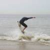 Kasper taking of on his Surftech Pro Board @ da skimboard gathering haamstede 24.04.04