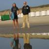 WSR Teamridester Myrthe & WSR Boss Arjen @ da skimboardgathering haamstede 24.04.04