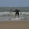 Skimboarding & surfing @ da Renesse Northshore 20.06.04