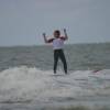 Willy happy after his ride on his new MC Tavish/Surftech 9'1@Renesse Northshore 20.06.04