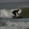 Arjen on his way to the green room @ Renesse Northshore 26.06.04