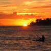 Sunset @ Surfer's Point Ocean Spray