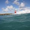 Kees de krom riding his 9'0 @ Surfer's Point