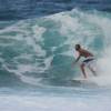 Zed Layson comming out of the tube @ Bathsheba Barbados 02.02.05
