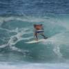 Zed Layson getting barreled @ Bathsheba Barbados 02.02.05