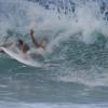 Kelly Slater spraying @ Bathsheba Barbados 02.02.05