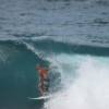 Kelly Slater comming out of da tube @ Bathsheba Barbados 02.02.05