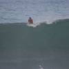 Kelly Slater pulling out of a huge wave @ Bathsheba Barbados 04.02.05