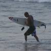 Kelly Slater and his Tuflite(!) board @ Bathsheba Barbados 04.02.05