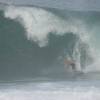 Kelly Slater surfing a huge wave @ the Soupbowl Bathsheba Barbados 04.02.05