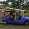 Surfing car @ Ocean Spray Apartments