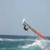 Brian Talma backlooping @ Ocean Spray Barbados 26.02.05