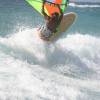 Brian ripping his new Starboard Evo@Barbados 26.02.05