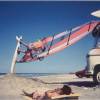 Windsurfing Renesse loop simulator 3 @ da beach in Denmark