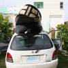 Da surfstuff on da rental car @ Barbados 19.06.05
