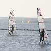 Myrthe & Paula windsurfing on da new 2006 Fanatic Viper