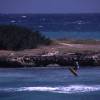 Kiteboard action @ Baby Beach, Ocean Spray Barbados 2002