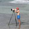 Photographer Gertjan @ work @ Seascape Beach House Barbados