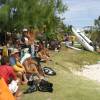 Crowds watching the finals@Windfest 2006@Surfers Point Barbados
