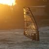 Arjen windsurfing in the sunset@Seascape Beach House Barbados