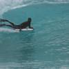 Bodyboarder getting barreled@Sandy Lane Barbados