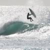 Surfer flying @ Tropicana Barbados