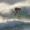 Arjen carving his 7'7 @ Bats Rock Barbados