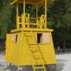 Baywatch lifeguard tower @ Miami Beach Barbados