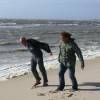 Arjen & Brian Talma blowing away from the beach @ 15 years Windsurfing Renesse 19.05.06