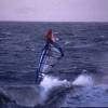Arjen jumping a big wave @ da Brouwersdam 1998